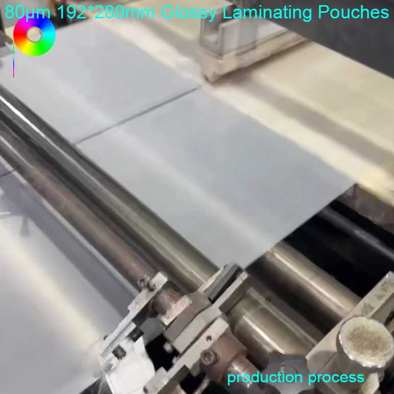 80μm 192*289mm Custom Size Glossy Laminating Pouches With Round Edges
