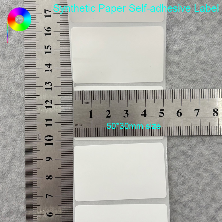Removable Glue Thermal Printing Self-Adhesive Synthetic Paper Label