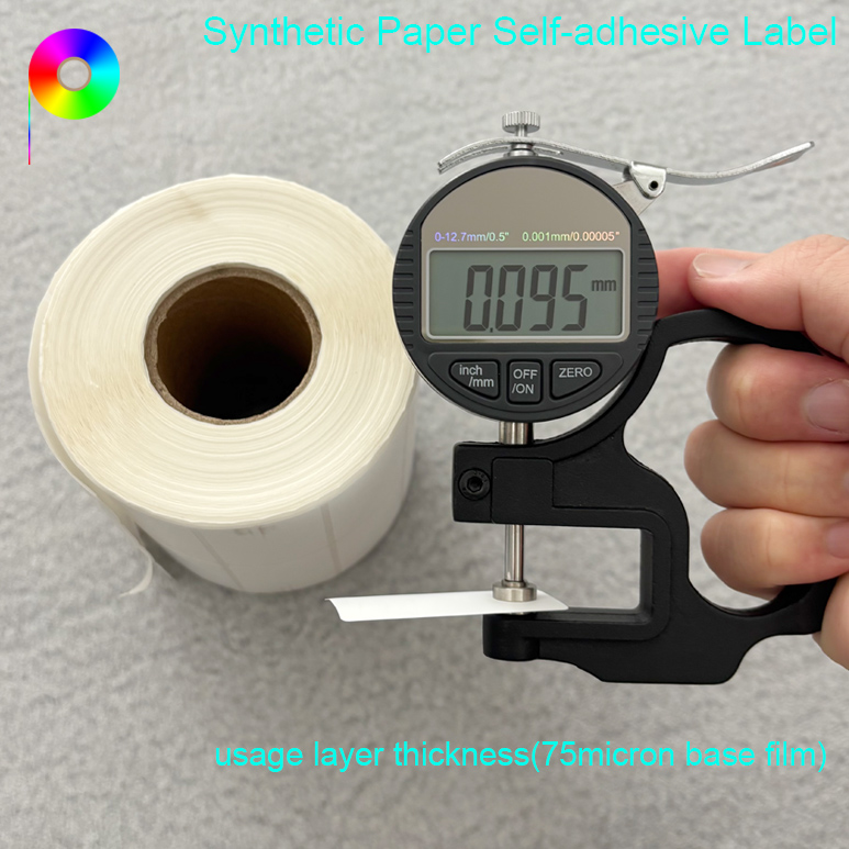 Thermal Transfer Ribbon Printing Synthetic Paper Self-Adhesive Label
