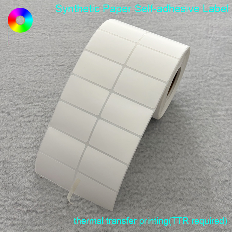Thermal Transfer Ribbon Printing Synthetic Paper Self-Adhesive Label